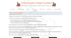 Desktop Screenshot of phuketsunshinevillage.org